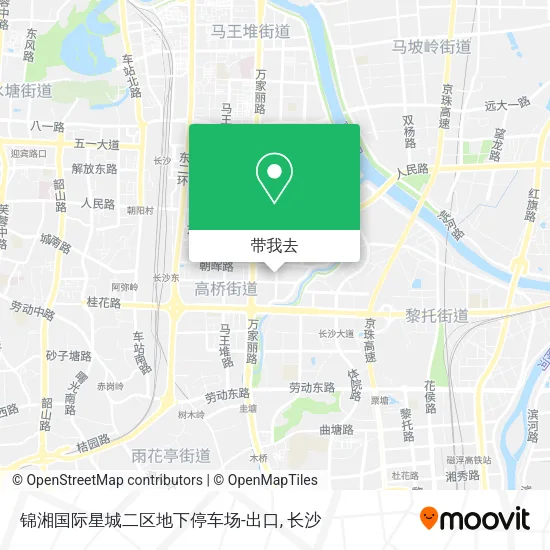 锦湘国际星城二区地下停车场-出口地图