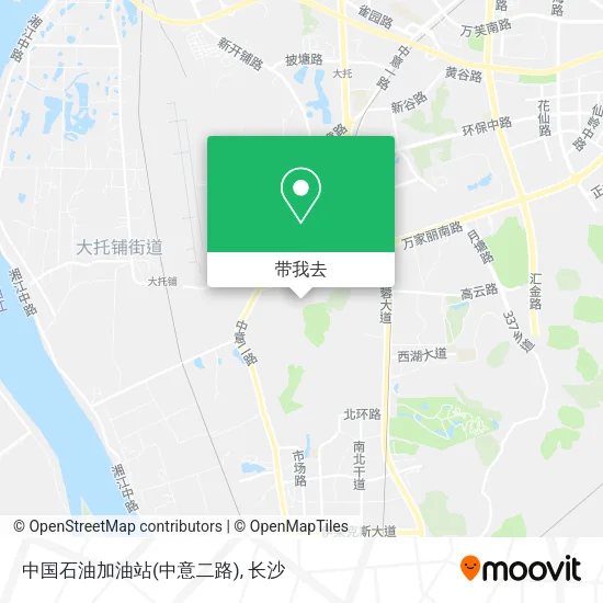 中国石油加油站(中意二路)地图