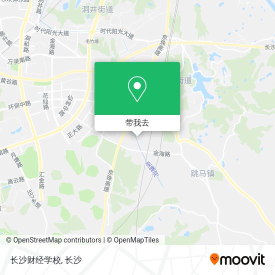 长沙财经学校地图
