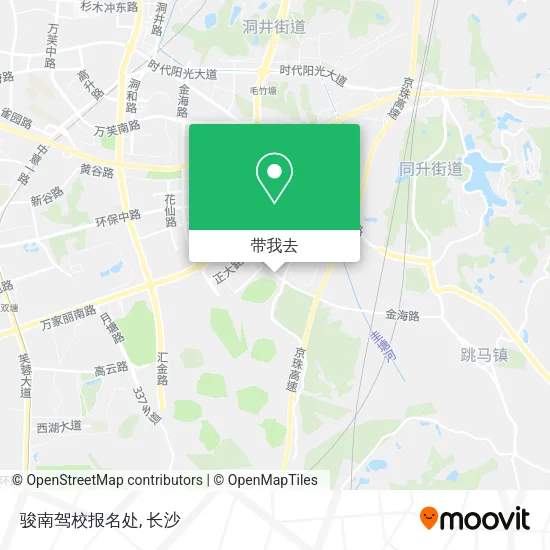 骏南驾校报名处地图