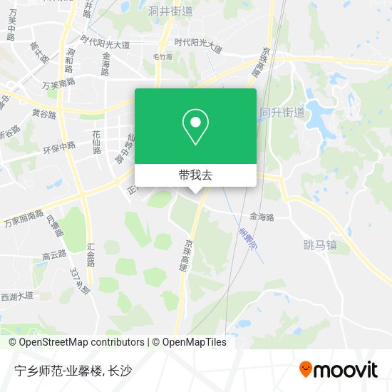 宁乡师范-业馨楼地图
