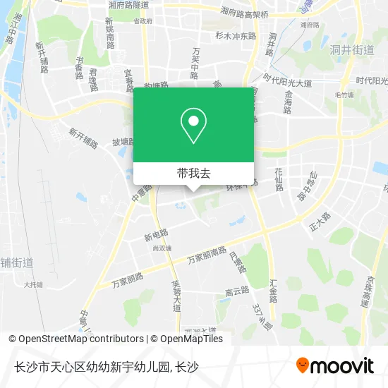 长沙市天心区幼幼新宇幼儿园地图