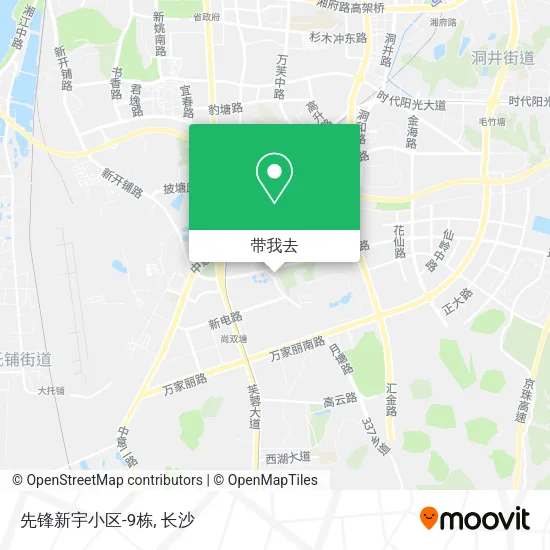 先锋新宇小区-9栋地图