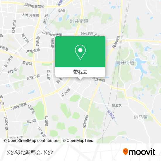 长沙绿地新都会地图