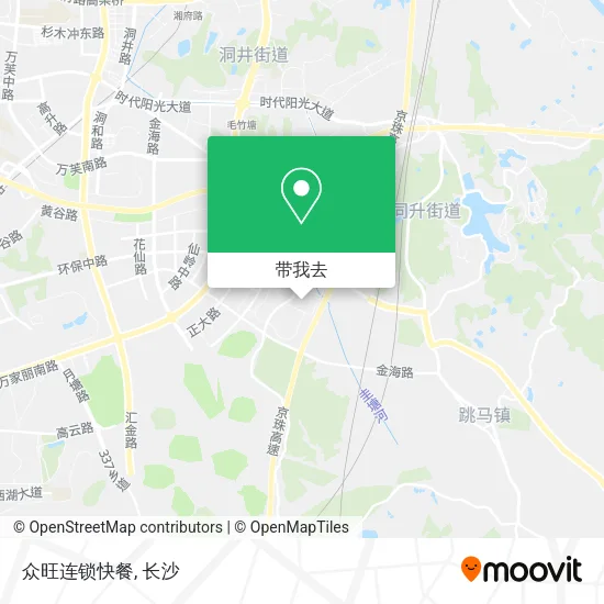 众旺连锁快餐地图