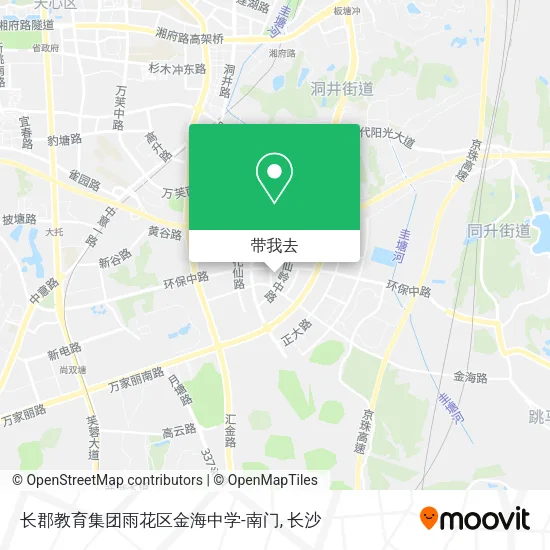 长郡教育集团雨花区金海中学-南门地图