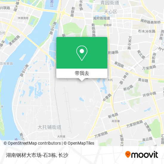 湖南钢材大市场-石3栋地图