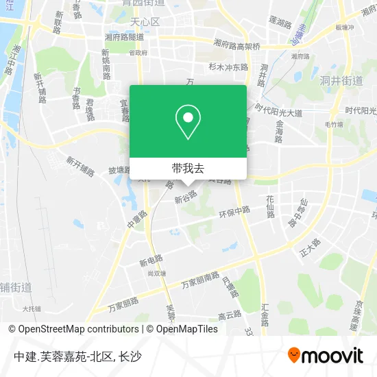 中建.芙蓉嘉苑-北区地图