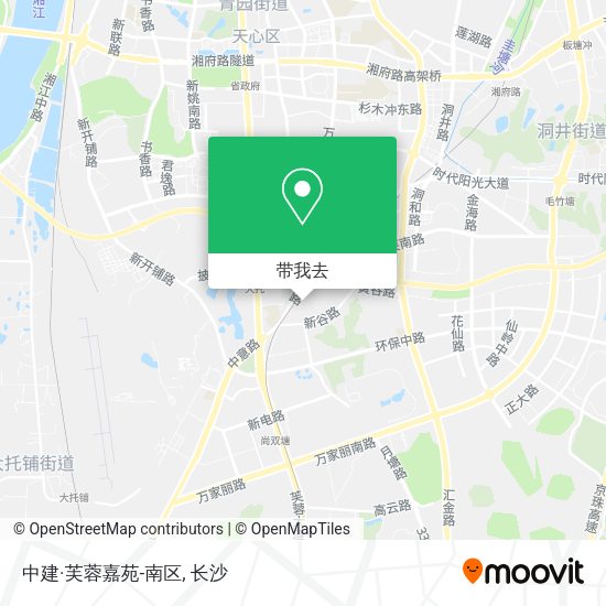 中建·芙蓉嘉苑-南区地图