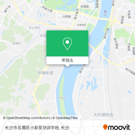 长沙市岳麓区小新星培训学校地图