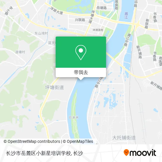 长沙市岳麓区小新星培训学校地图