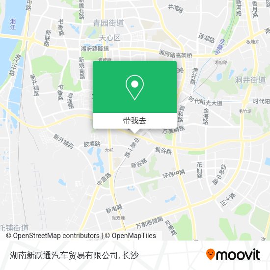 湖南新跃通汽车贸易有限公司地图