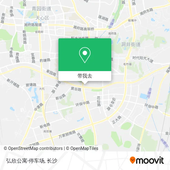 弘欣公寓-停车场地图