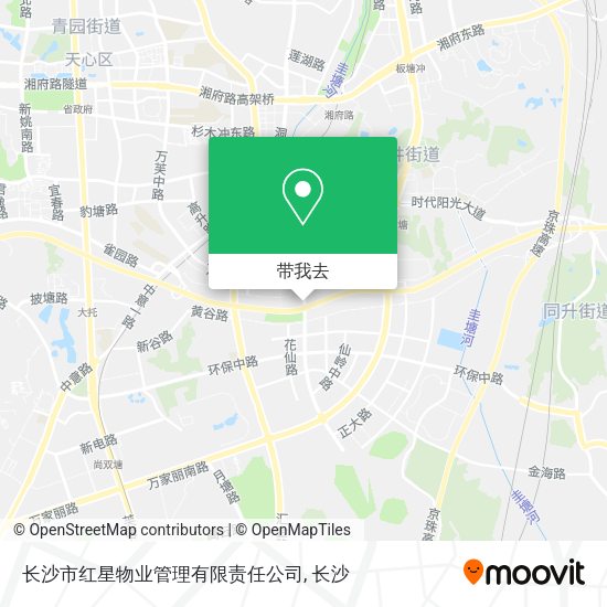 长沙市红星物业管理有限责任公司地图