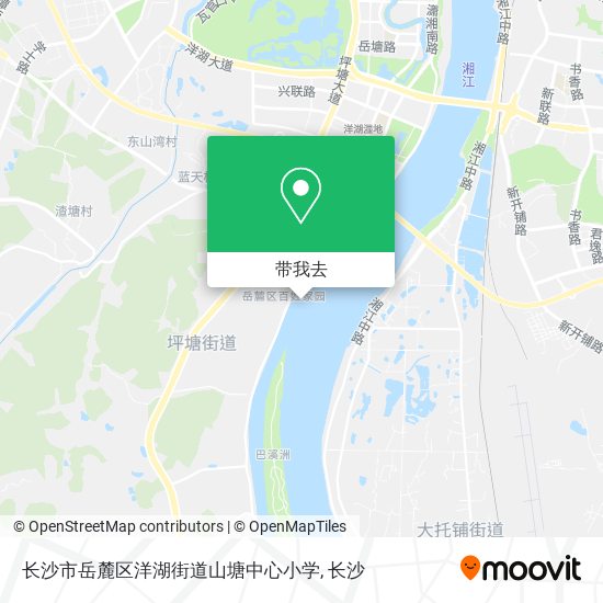 长沙市岳麓区洋湖街道山塘中心小学地图