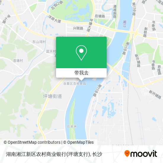 湖南湘江新区农村商业银行(坪塘支行)地图