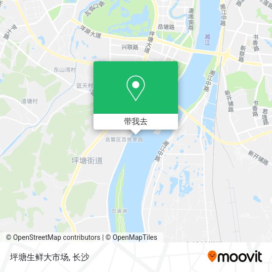 坪塘生鲜大市场地图