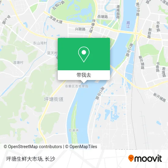 坪塘生鲜大市场地图