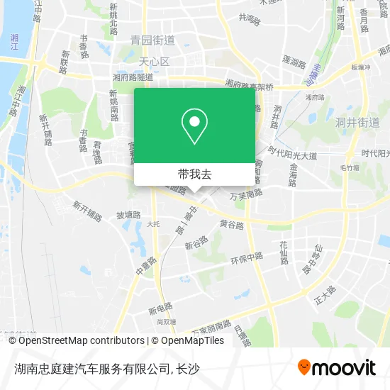 湖南忠庭建汽车服务有限公司地图