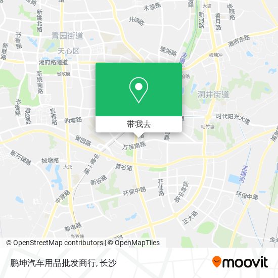 鹏坤汽车用品批发商行地图