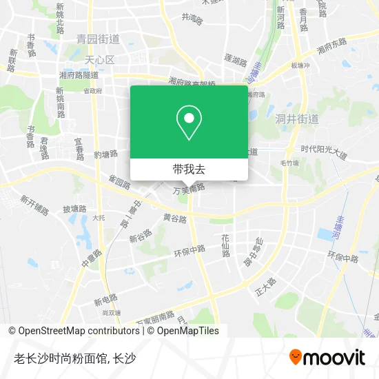 老长沙时尚粉面馆地图