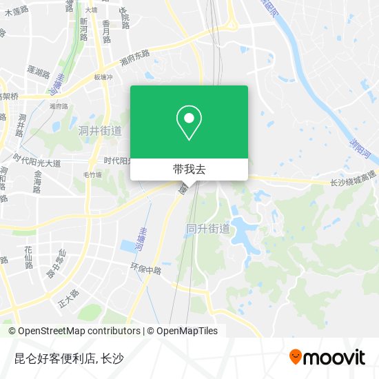 昆仑好客便利店地图