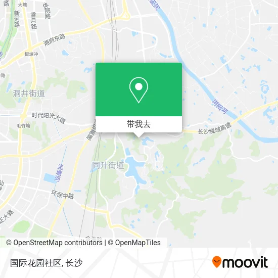 国际花园社区地图