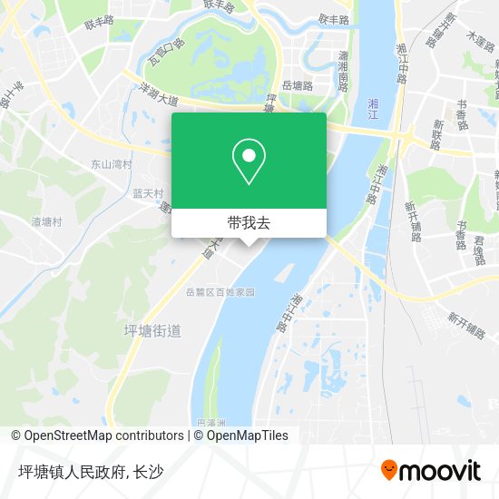 坪塘镇人民政府地图