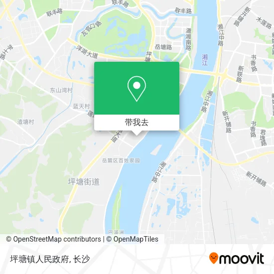 坪塘镇人民政府地图