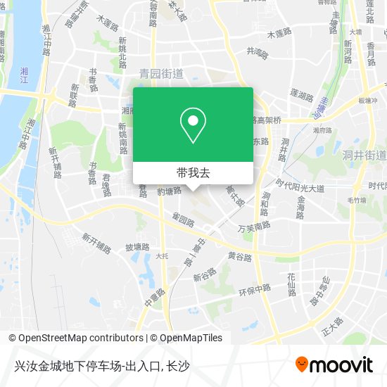 兴汝金城地下停车场-出入口地图