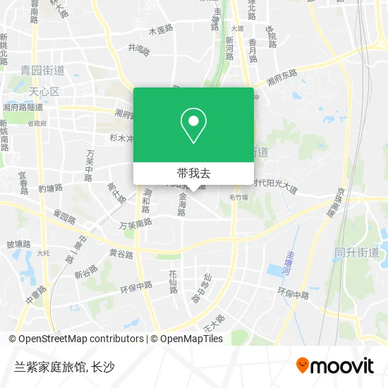 兰紫家庭旅馆地图