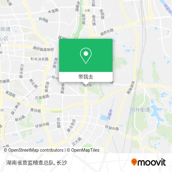 湖南省质监稽查总队地图