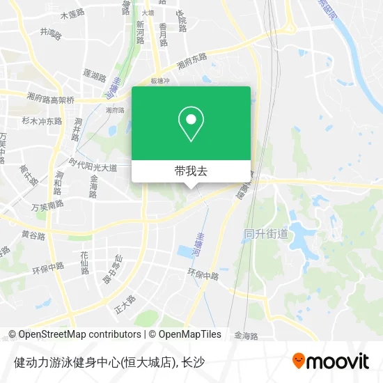健动力游泳健身中心(恒大城店)地图