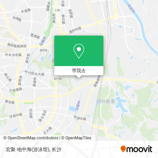 宏聚·地中海(游泳馆)地图