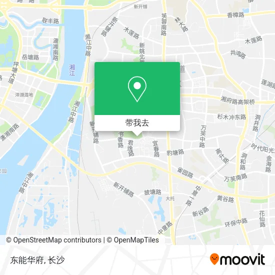 东能华府地图