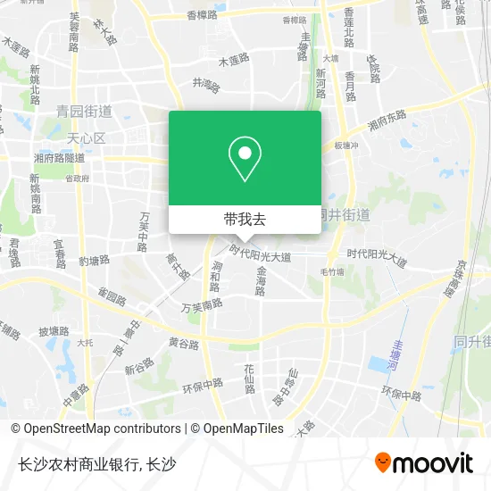 长沙农村商业银行地图