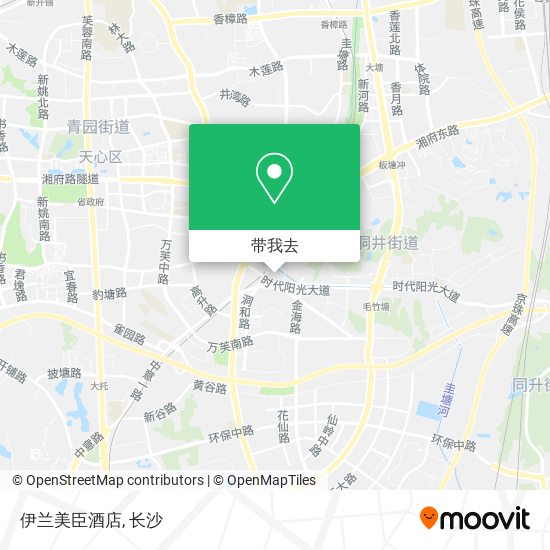 伊兰美臣酒店地图