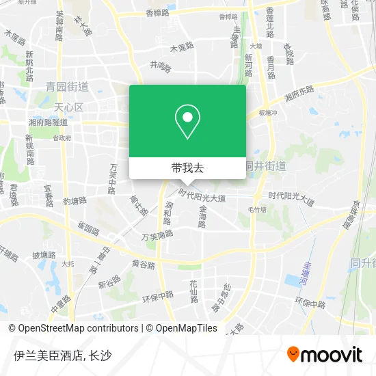 伊兰美臣酒店地图