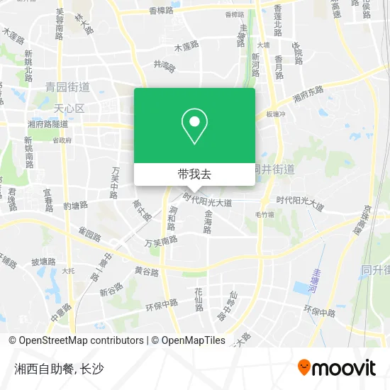 湘西自助餐地图