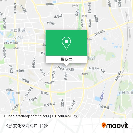 长沙安化家庭宾馆地图