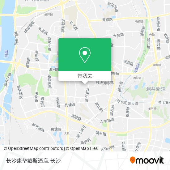 长沙康华戴斯酒店地图