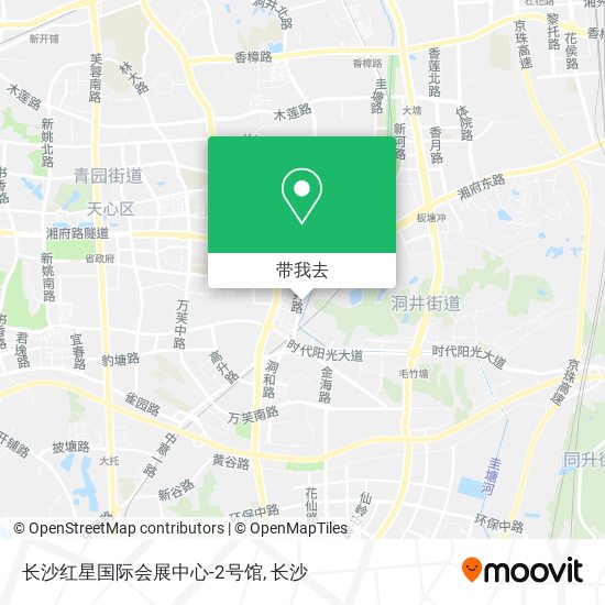 长沙红星国际会展中心-2号馆地图
