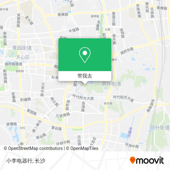 小李电器行地图