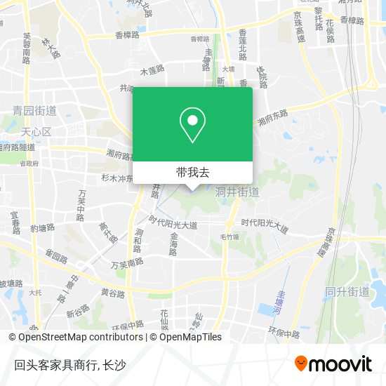 回头客家具商行地图