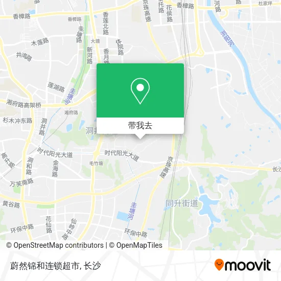 蔚然锦和连锁超市地图