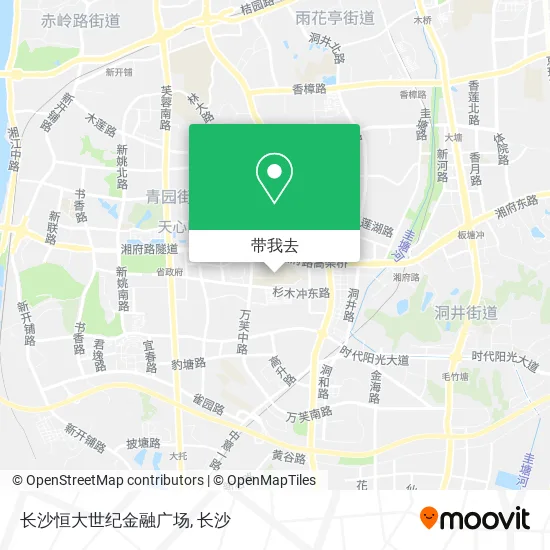 长沙恒大世纪金融广场地图