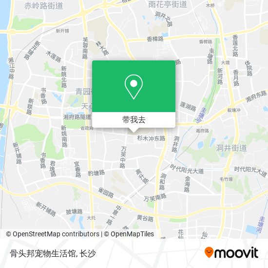 骨头邦宠物生活馆地图