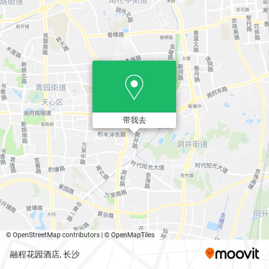 融程花园酒店地图