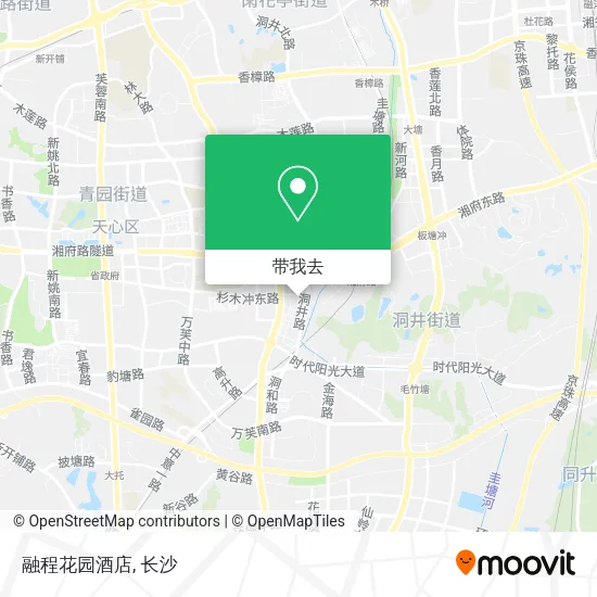 融程花园酒店地图