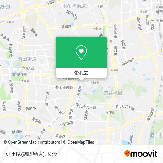 蛙来哒(德思勤店)地图